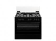 תנור משולב גז 90 PR 9060 BLK ST שחור Peerless