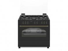 תנור משולב גז 90 PR 9060R BLK ST שחור Peerless