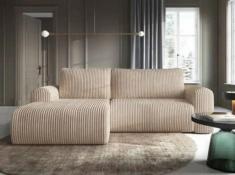 ספה פינתית שמנת