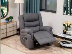 כורסת עיסוי לונה אפור