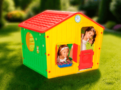 בית משחק גלילי בצבע ירוק אדיר