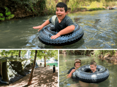 קמפינג ליד הנחל