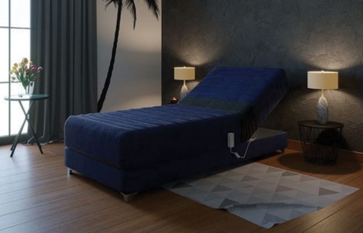 מיטת יחיד חשמלית אורטופדית דגם גפן מבית רם דיזיין