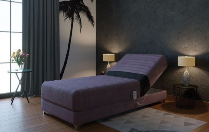 מיטת יחיד חשמלית אורטופדית דגם גפן מבית רם דיזיין