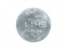 שעון מעוצב בסגנון ירח